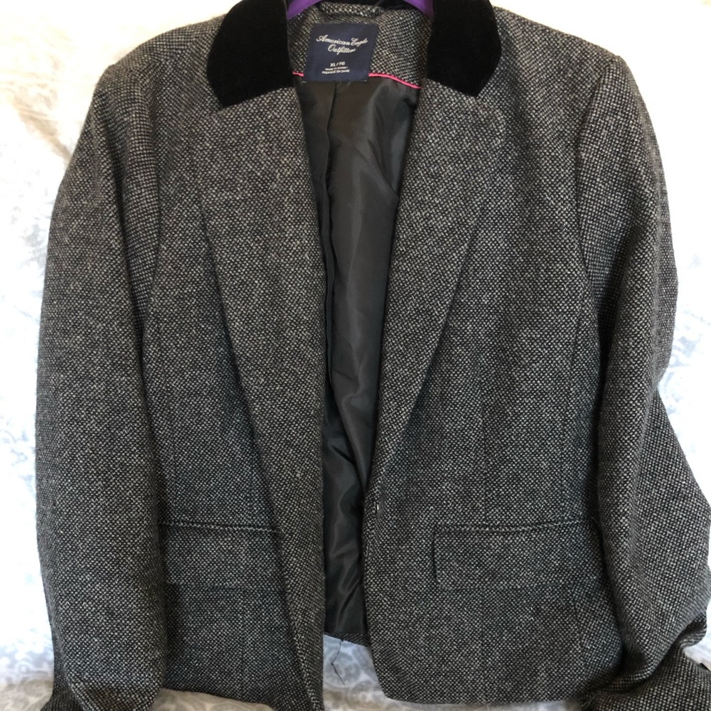 American Eagle Tweed Blazer/Jacket